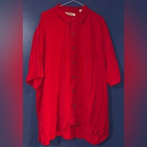 Tommy Bahama 100% Silk Casual Shirt XXL